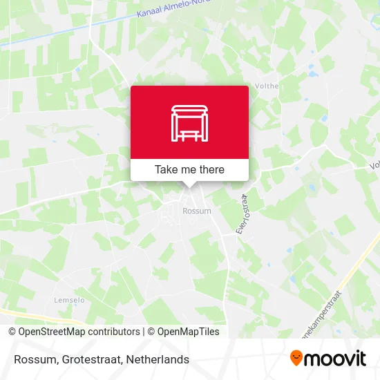 Rossum, Grotestraat map