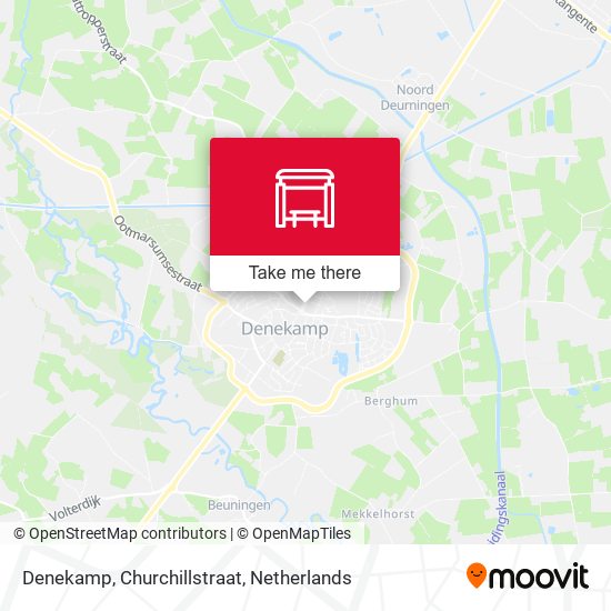 Denekamp, Churchillstraat map