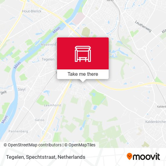 Tegelen, Spechtstraat map