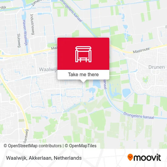 Waalwijk, Akkerlaan map