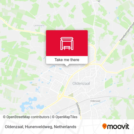 Oldenzaal, Hunenveldweg map