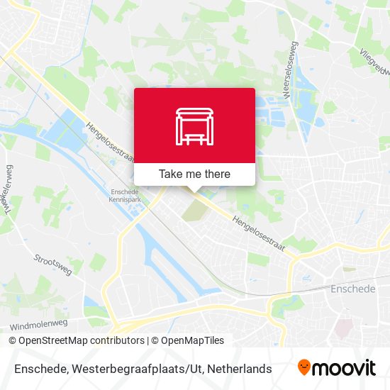 Enschede, Westerbegraafplaats / Ut map