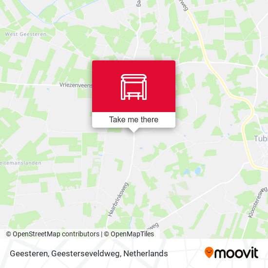 Geesteren, Geesterseveldweg map