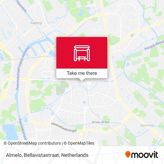 Almelo, Bellavistastraat map