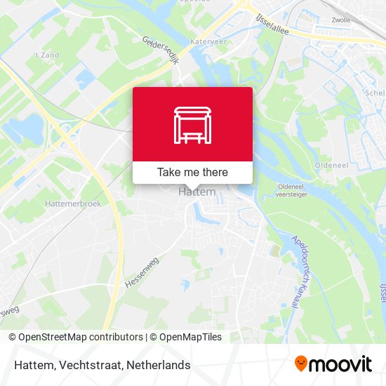 Hattem, Vechtstraat map