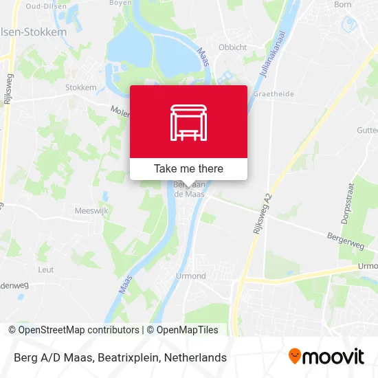 Berg A/D Maas, Beatrixplein map