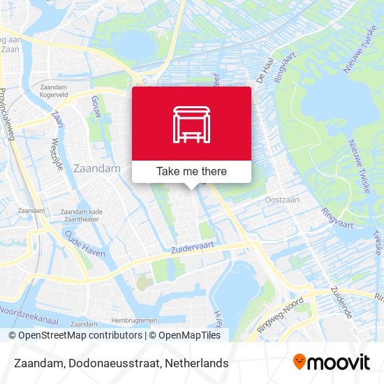 Zaandam, Dodonaeusstraat Karte