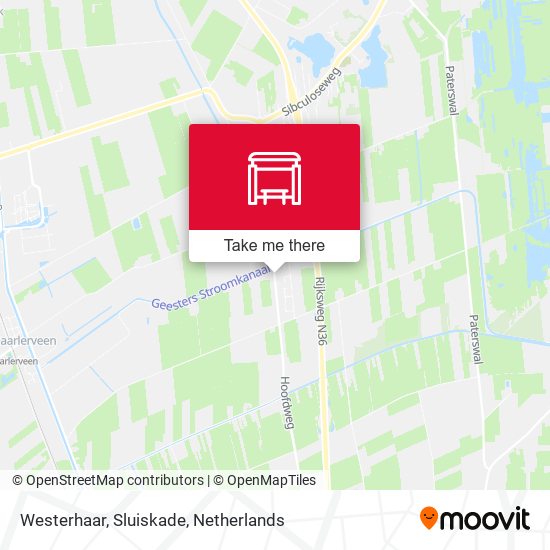 Westerhaar, Sluiskade map