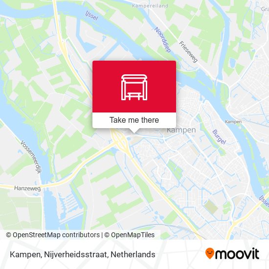 Kampen, Nijverheidsstraat map