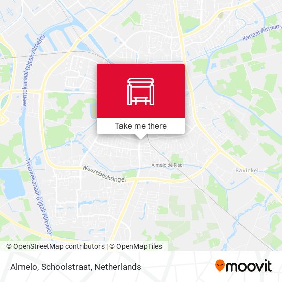 Almelo, Schoolstraat Karte