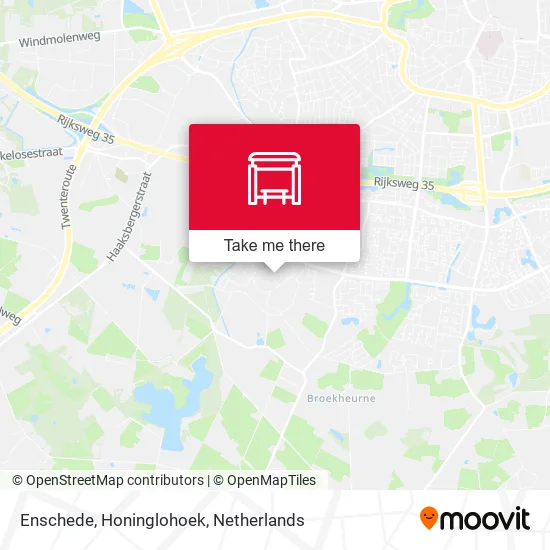 Enschede, Honinglohoek map