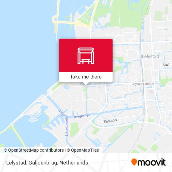 Lelystad, Galjoenbrug map