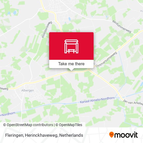 Fleringen, Herinckhaveweg map