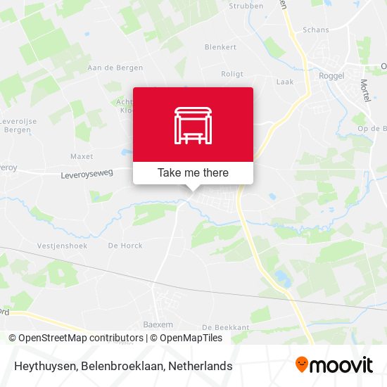 Heythuysen, Belenbroeklaan map