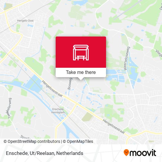 Enschede, Ut/Reelaan map