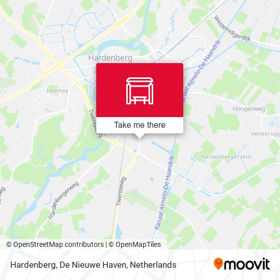 Hardenberg, De Nieuwe Haven map