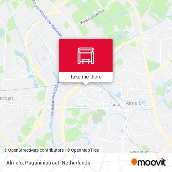 Almelo, Paganinistraat map