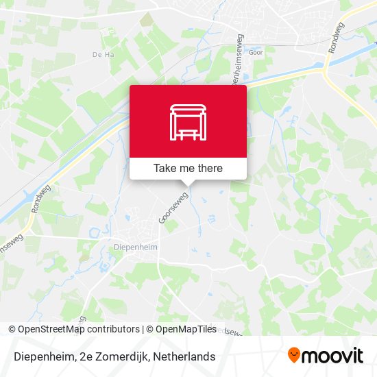 Diepenheim, 2e Zomerdijk map