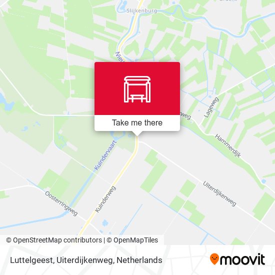 Luttelgeest, Uiterdijkenweg map