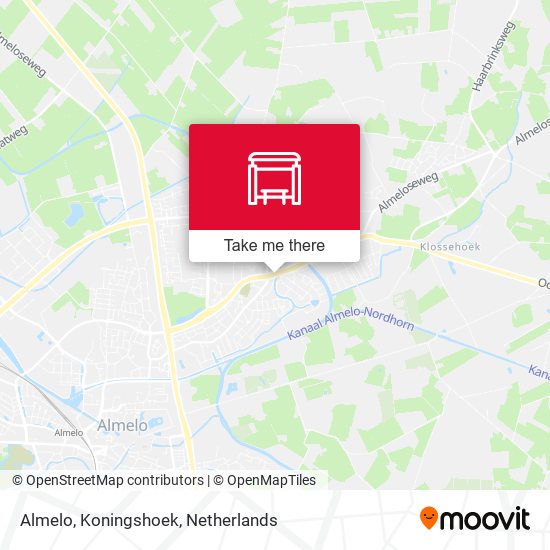 Almelo, Koningshoek Karte