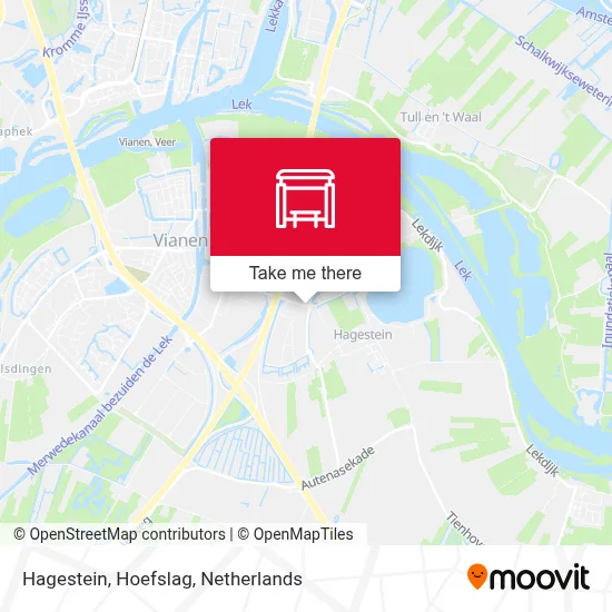 Hagestein, Hoefslag map