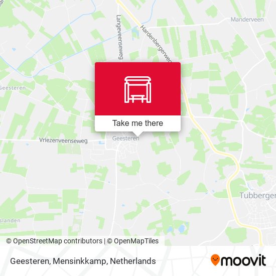 Geesteren, Mensinkkamp map