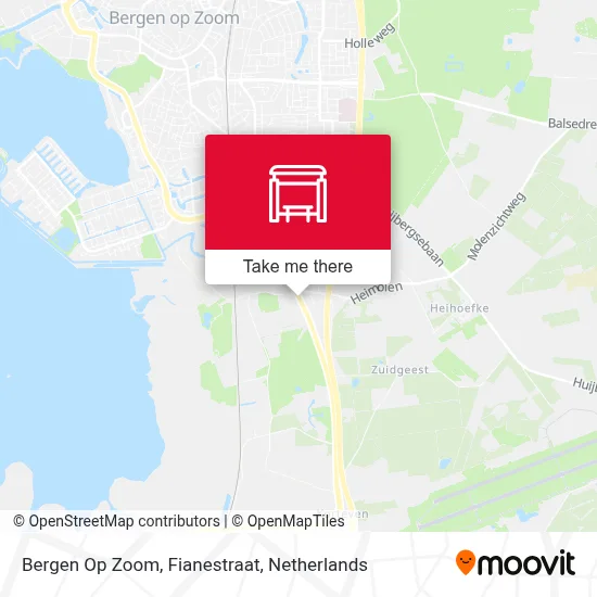 Bergen Op Zoom, Fianestraat map