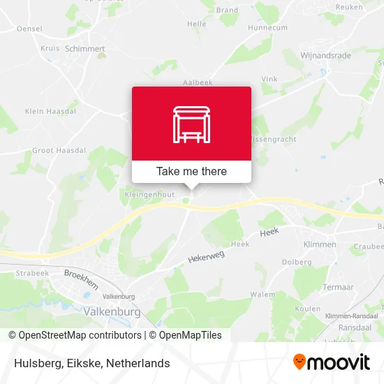 Hulsberg, Eikske map