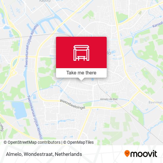 Almelo, Wondestraat map