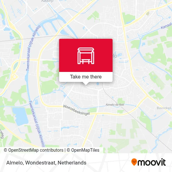 Almelo, Wondestraat map