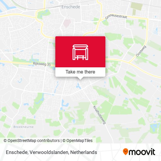 Enschede, Verwooldslanden map