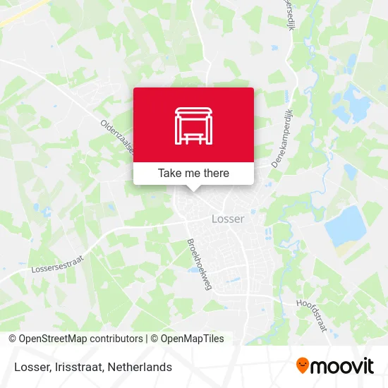 Losser, Irisstraat Karte