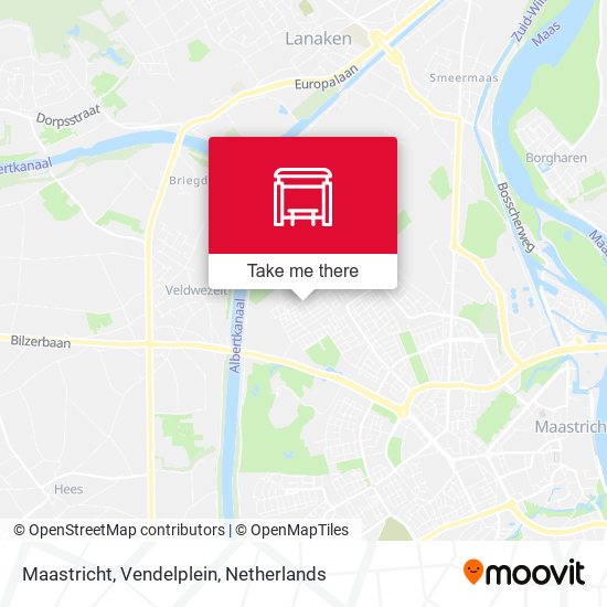 Maastricht, Vendelplein Karte