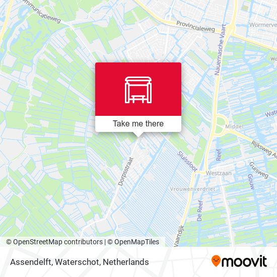 Assendelft, Waterschot map