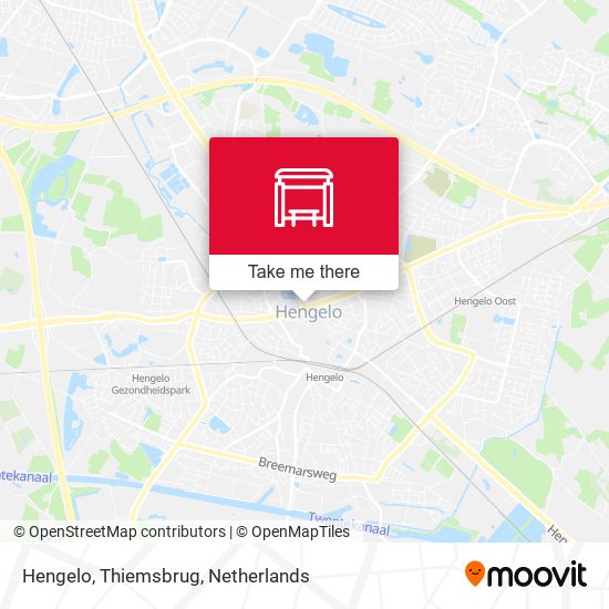 Hengelo, Thiemsbrug map