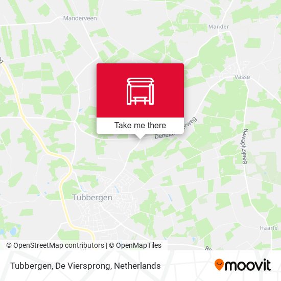 Tubbergen, De Viersprong map