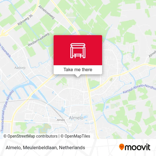 Almelo, Meulenbeldlaan map