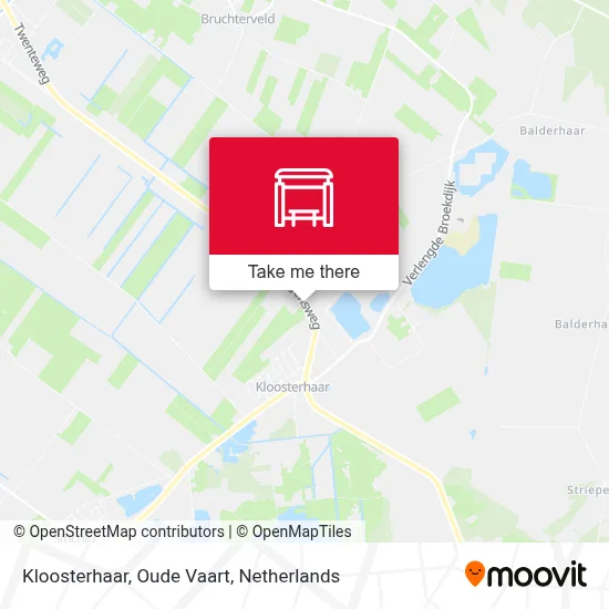 Kloosterhaar, Oude Vaart map