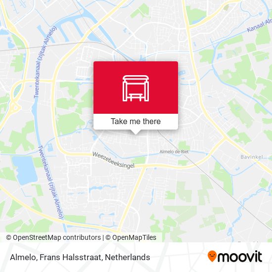 Almelo, Frans Halsstraat map