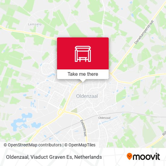 Oldenzaal, Viaduct Graven Es map