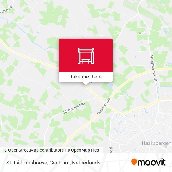 St. Isidorushoeve, Centrum map
