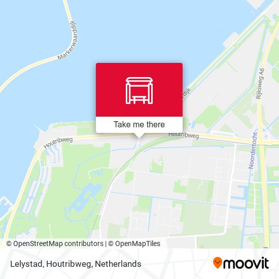 Lelystad, Houtribweg map
