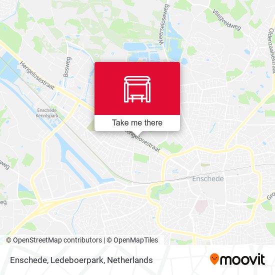 Enschede, Ledeboerpark map
