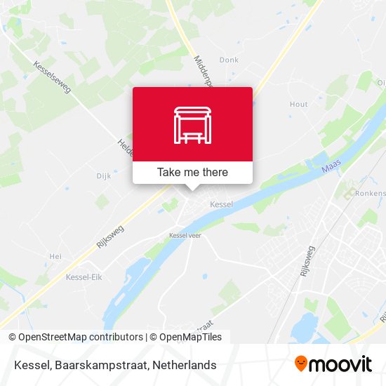 Kessel, Baarskampstraat map