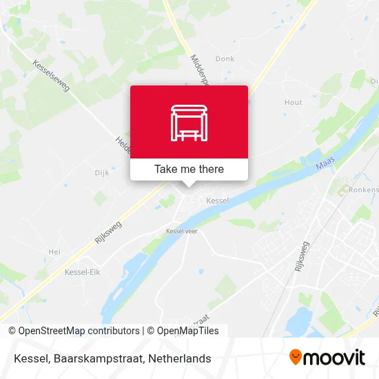 Kessel, Baarskampstraat Karte