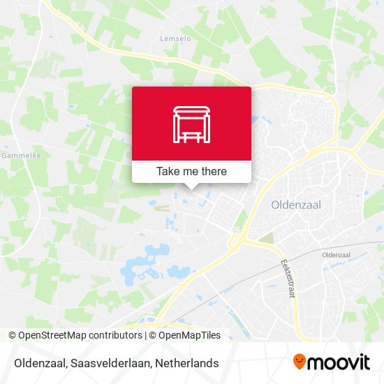 Oldenzaal, Saasvelderlaan Karte