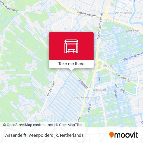 Assendelft, Veenpolderdijk map