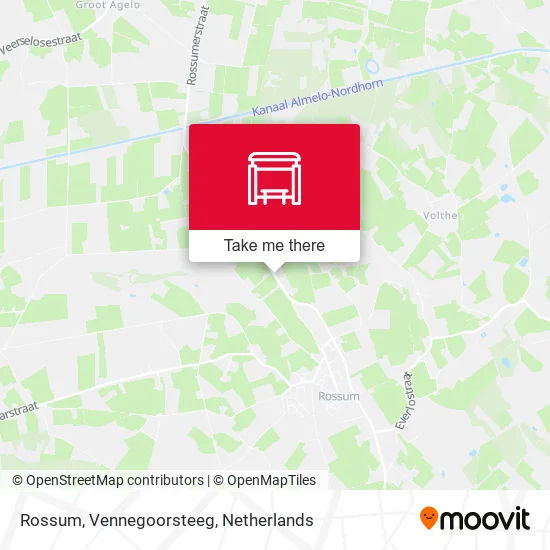 Rossum, Vennegoorsteeg map