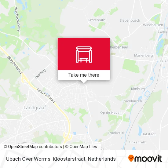 Ubach Over Worms, Kloosterstraat map