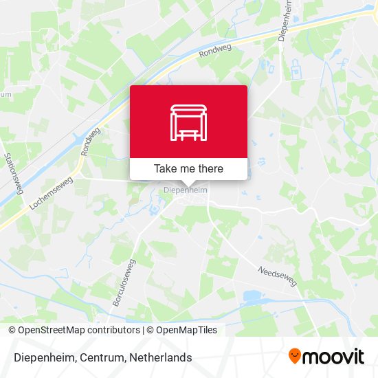Diepenheim, Centrum map